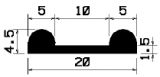 F 1313 - EPDM-Profile - Schutzmaskenprofile