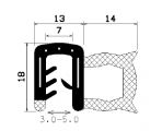 SD-0096 - with coextruded metal insert - Edge protection profiles