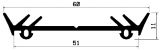 F 1667 - EPDM-Profile - Schutzmaskenprofile