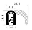 SD-0246 - Co-Ex-Profile mit Metalleinsätze - Kantenschutzprofile