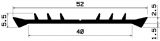 F 2458 - EPDM-Profile - Schutzmaskenprofile